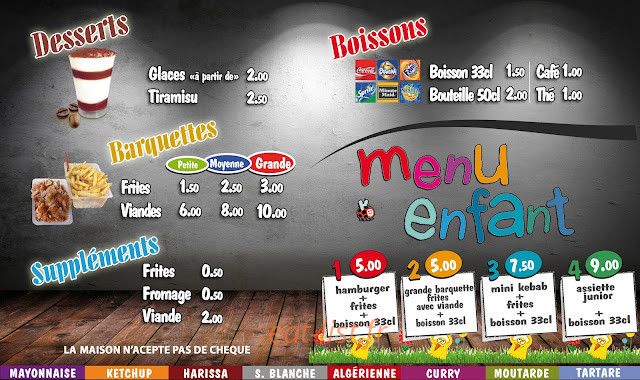 Karaman Kebab — carte page 4