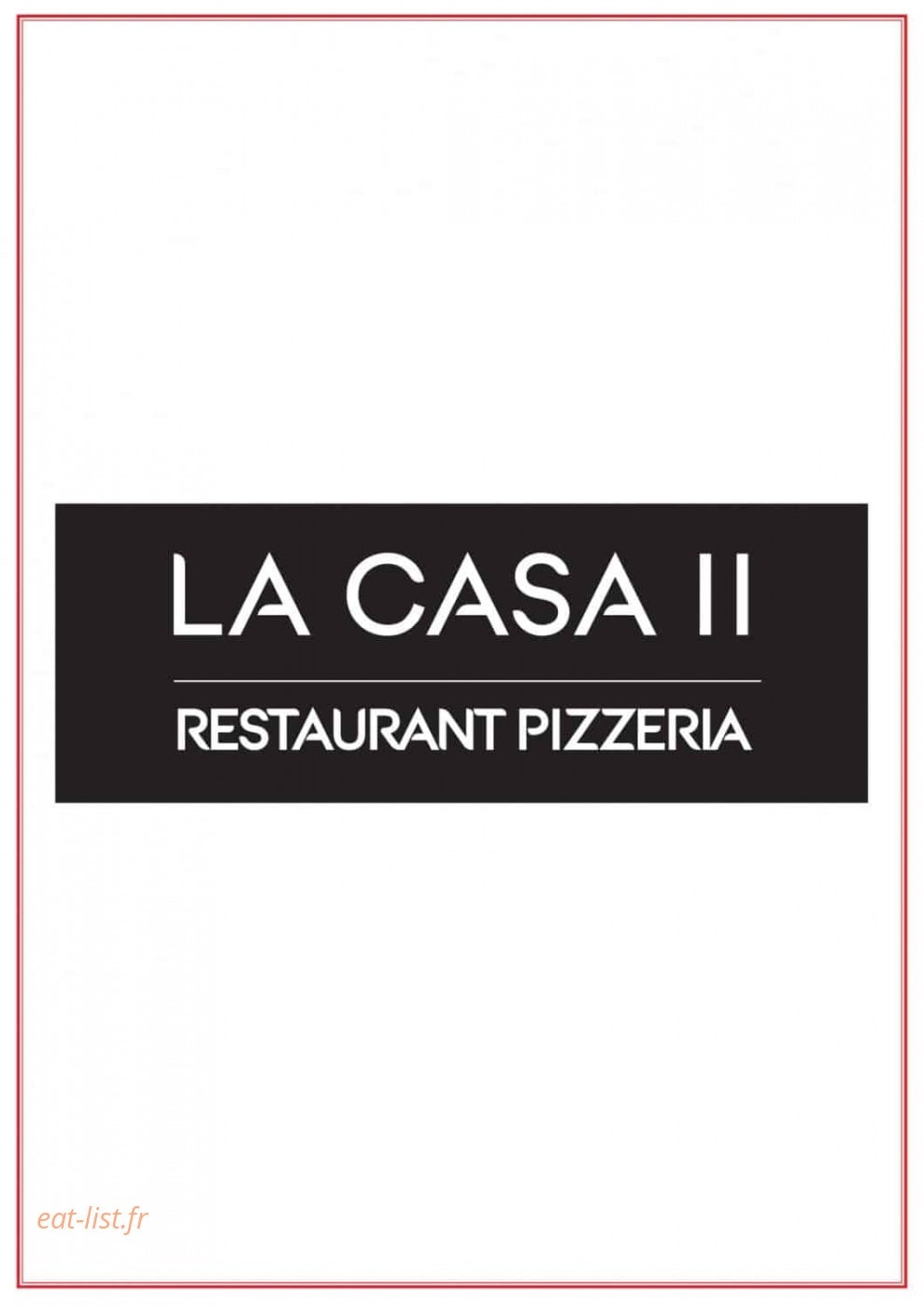 La casa 2 — carte page 1