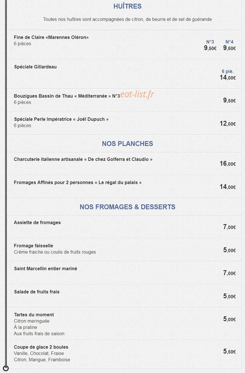 La perle de la plage — carte page 2