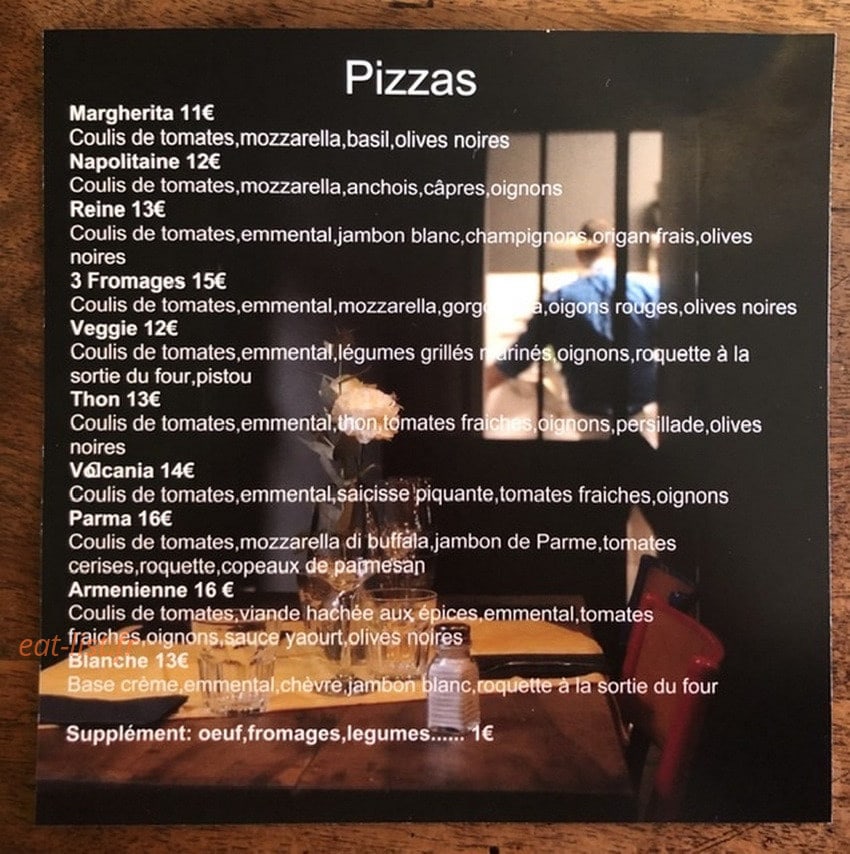 Le bistrot du musée — carte page 2