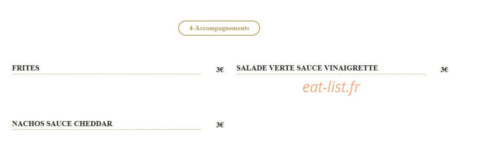 L'Atelier Burger & bagel — carte page 4