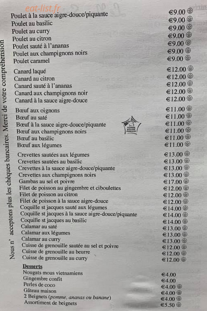 Le New Saïgon — carte page 2