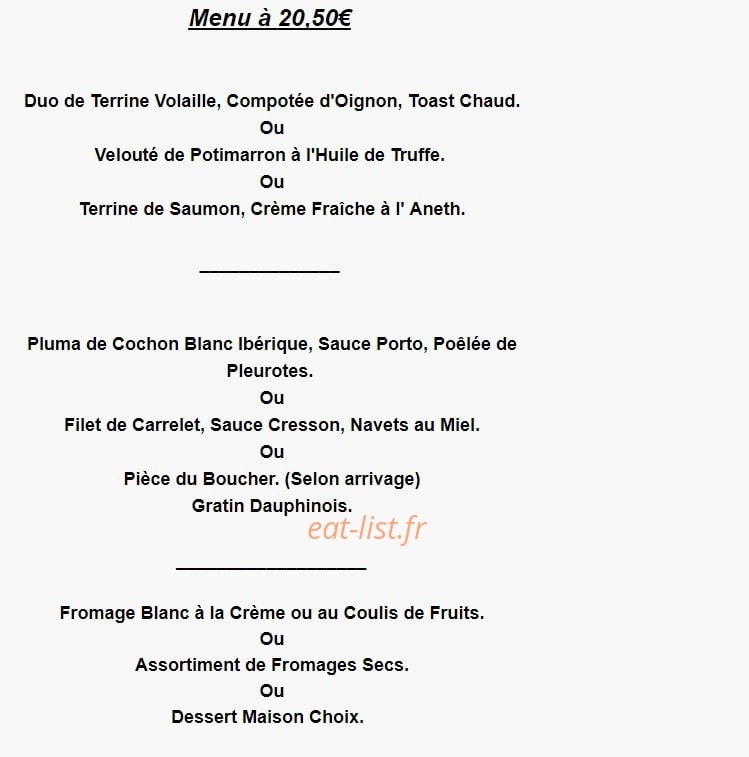 Le P'tit Craponnois — carte page 1