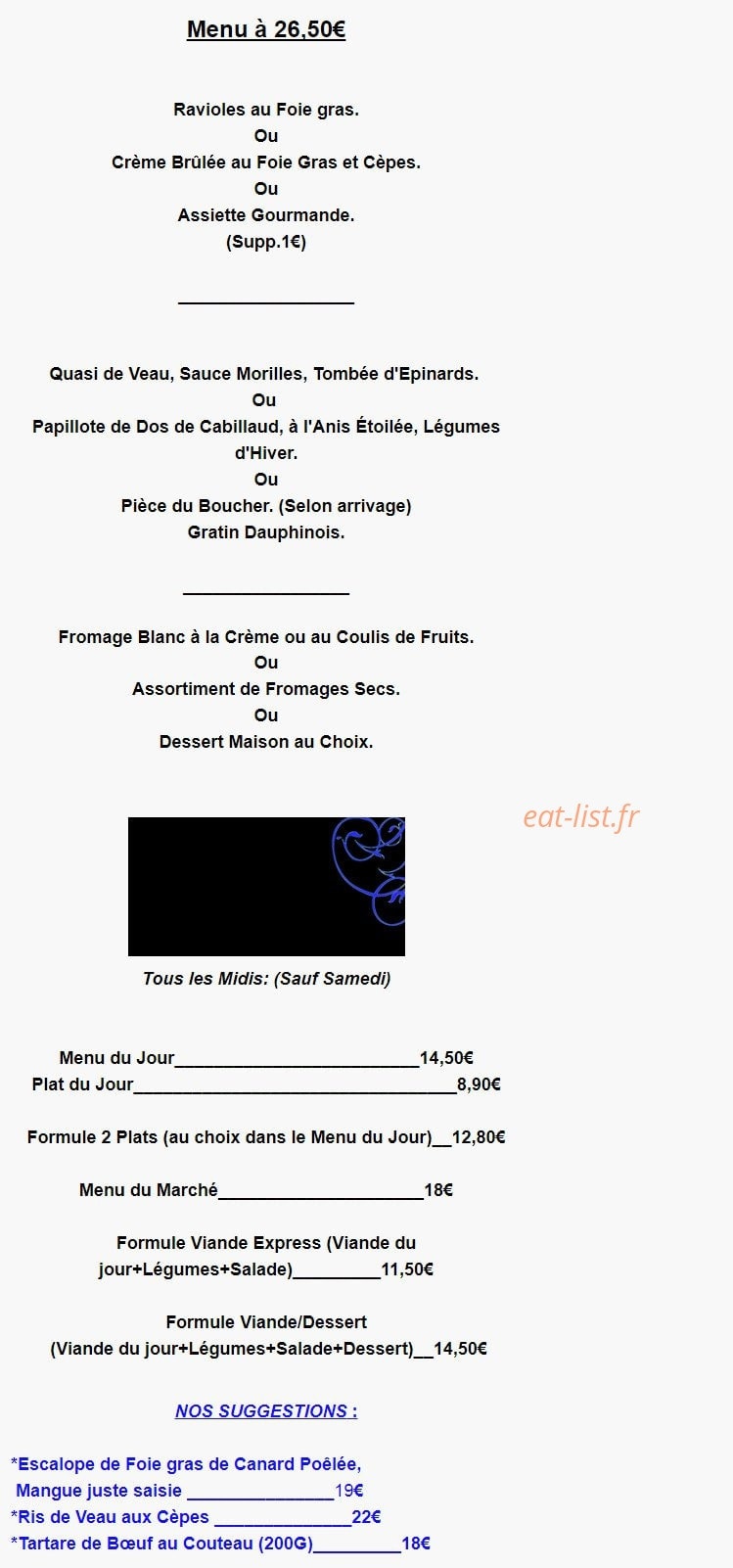 Le P'tit Craponnois — carte page 2