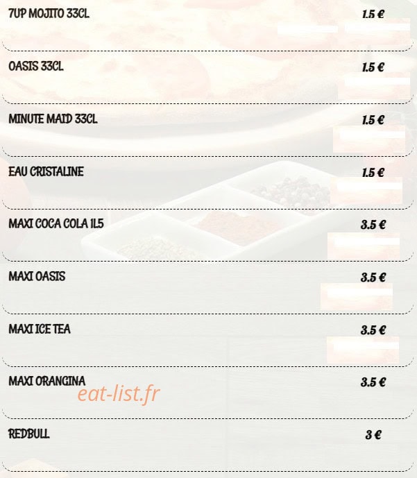 Original street food — carte page 11
