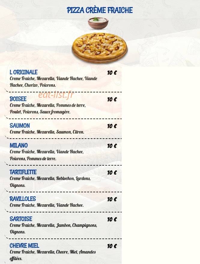 Original street food — carte page 3
