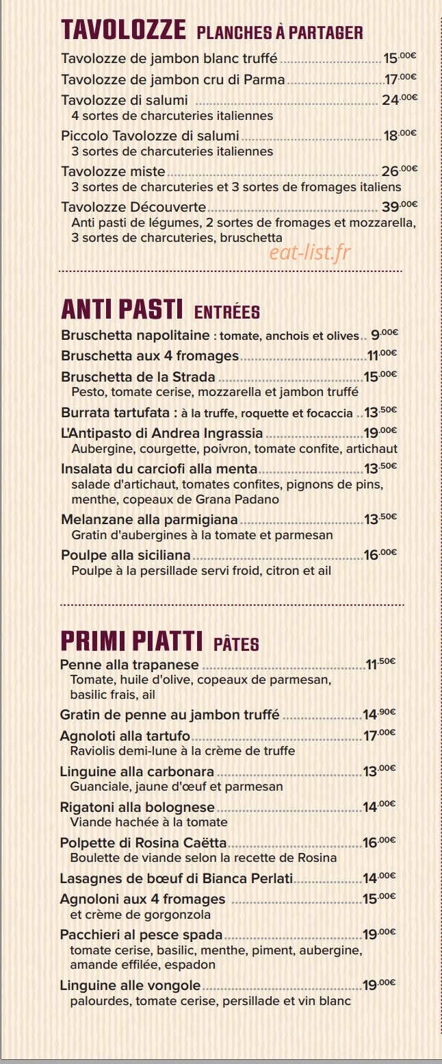La Strada chez Toane — carte page 1