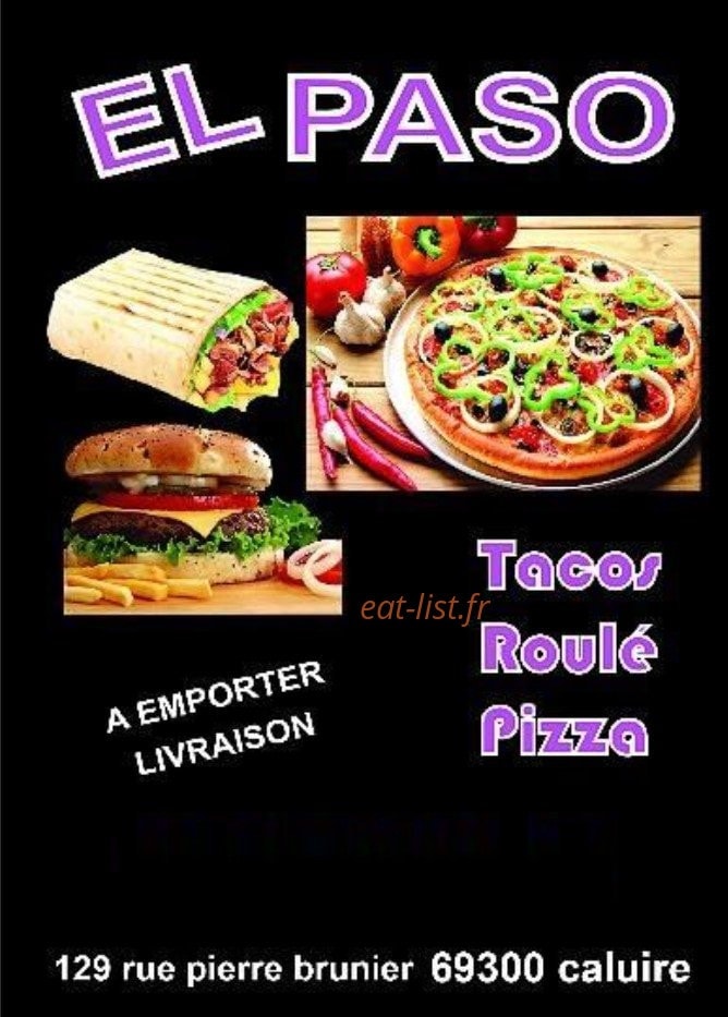 El Paso — carte page 1