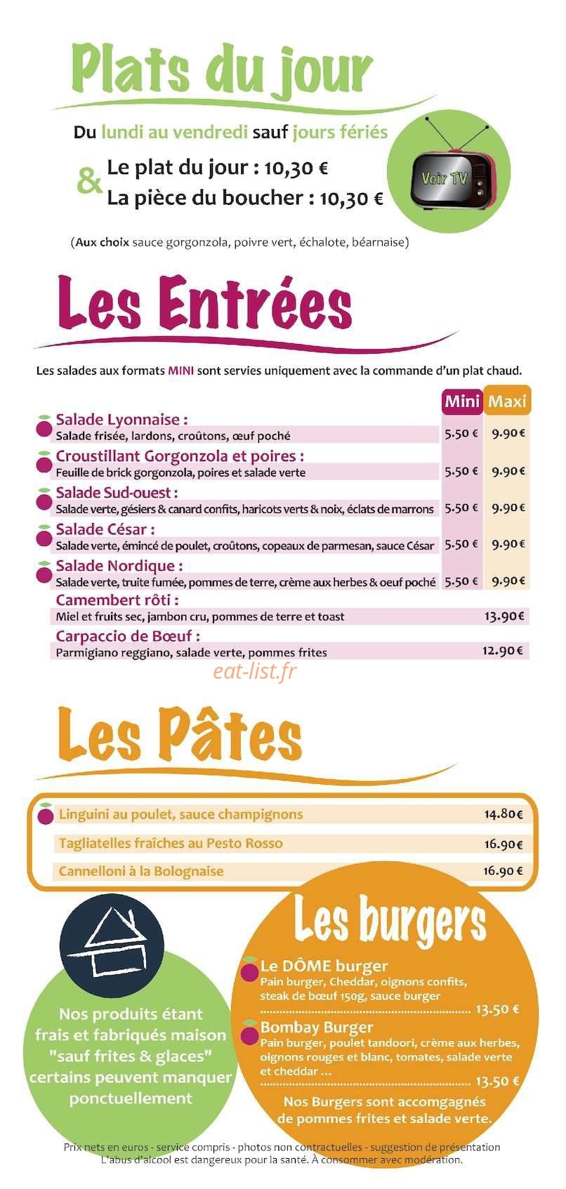 Le Dôme — carte page 2