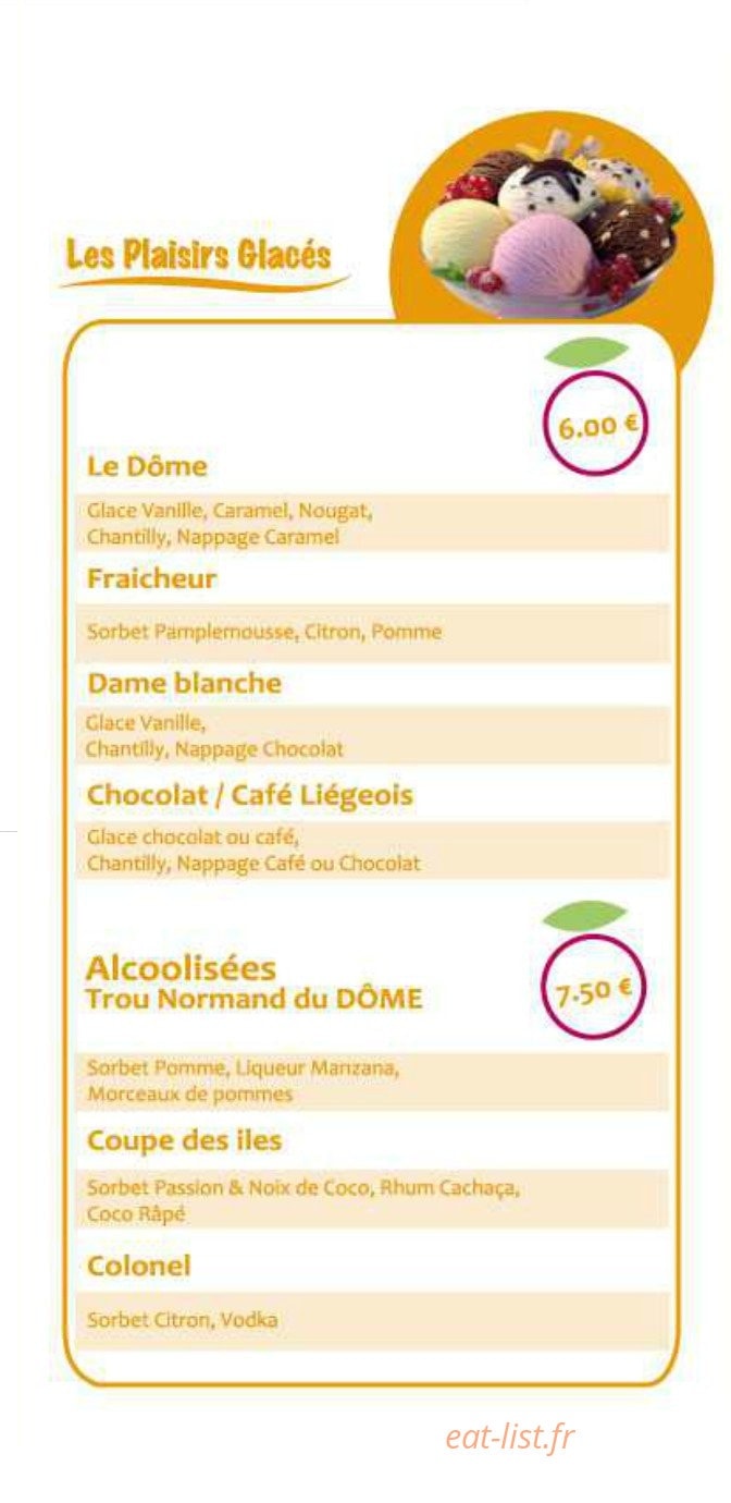 Le Dôme — carte page 9