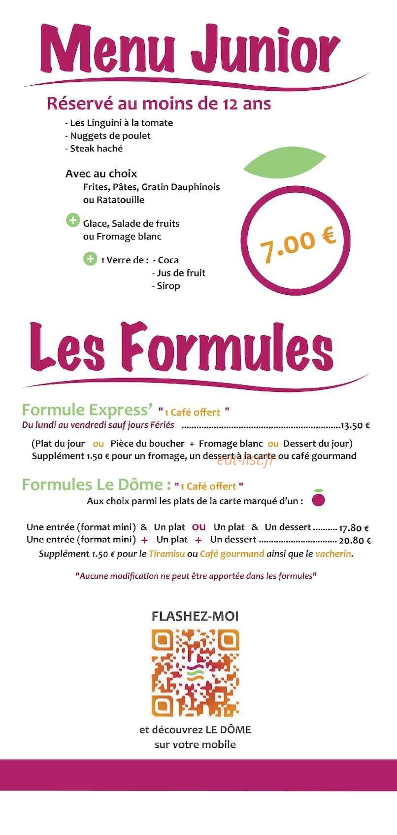 Le Dôme — carte page 6
