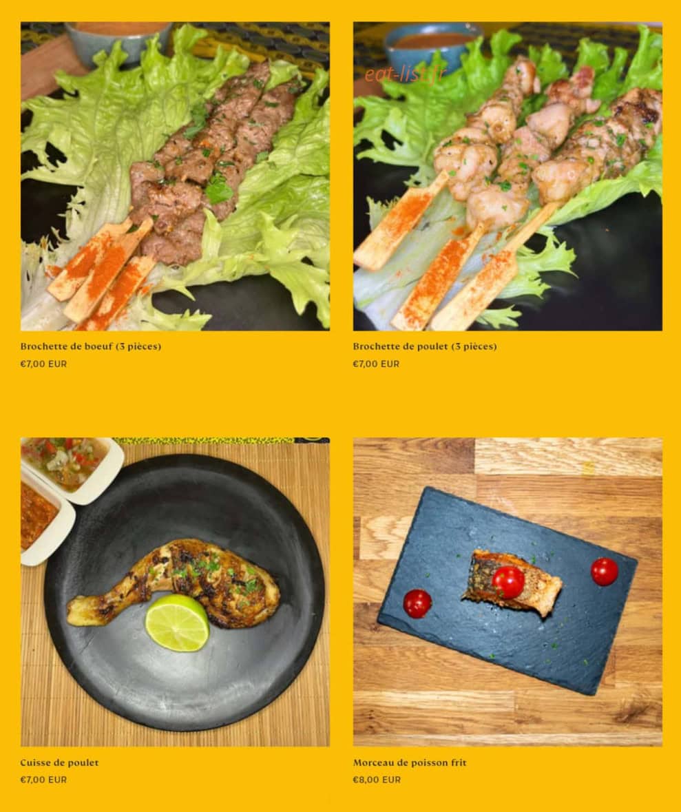 Mikate Restaurant — carte page 3