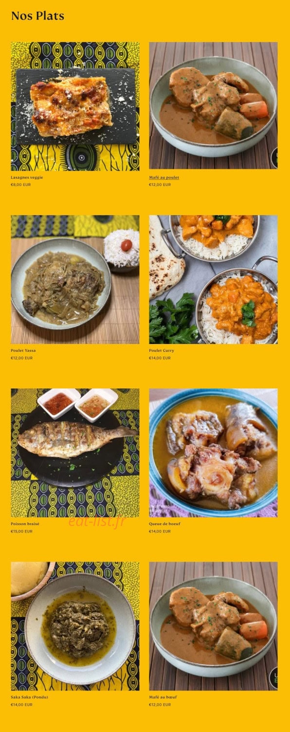 Mikate Restaurant — carte page 5