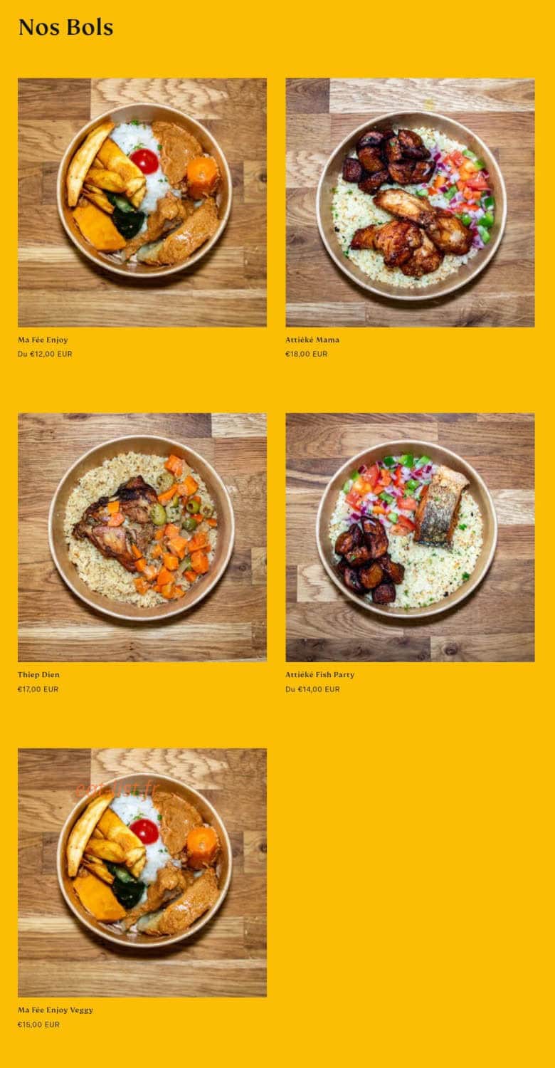 Mikate Restaurant — carte page 9