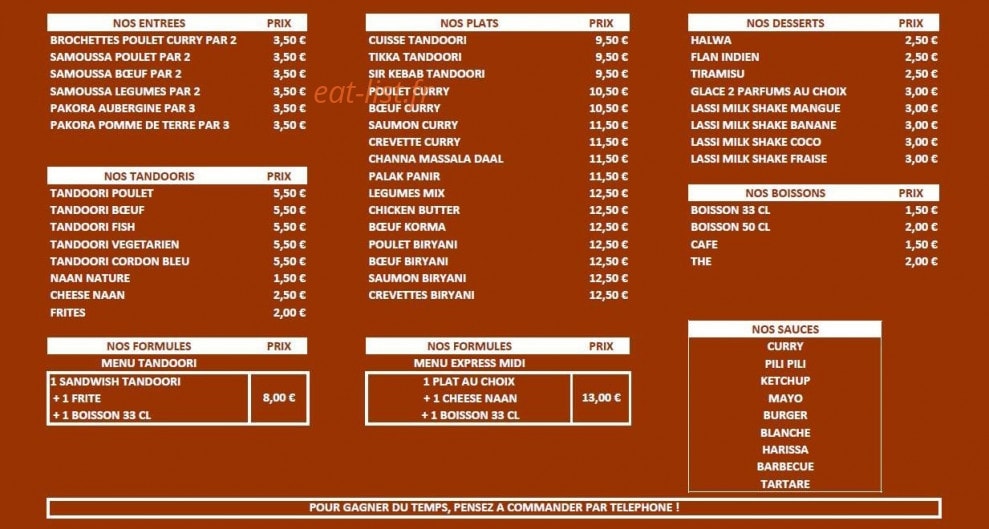 New Delhi'ce — carte page 1