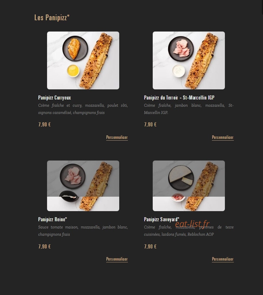 Pizza Cosy — carte page 5