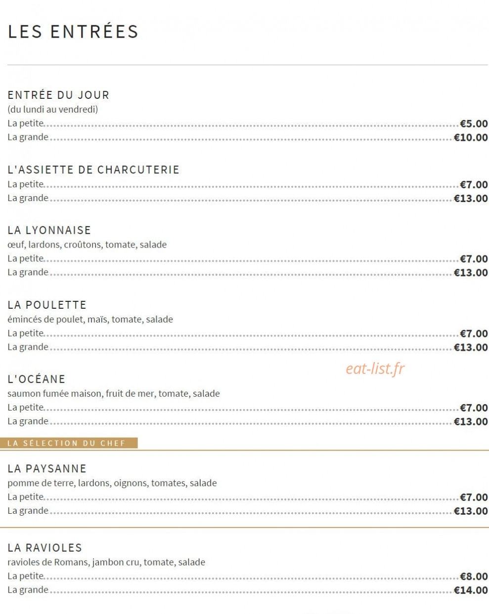 Pizzeria Dompi — carte page 3