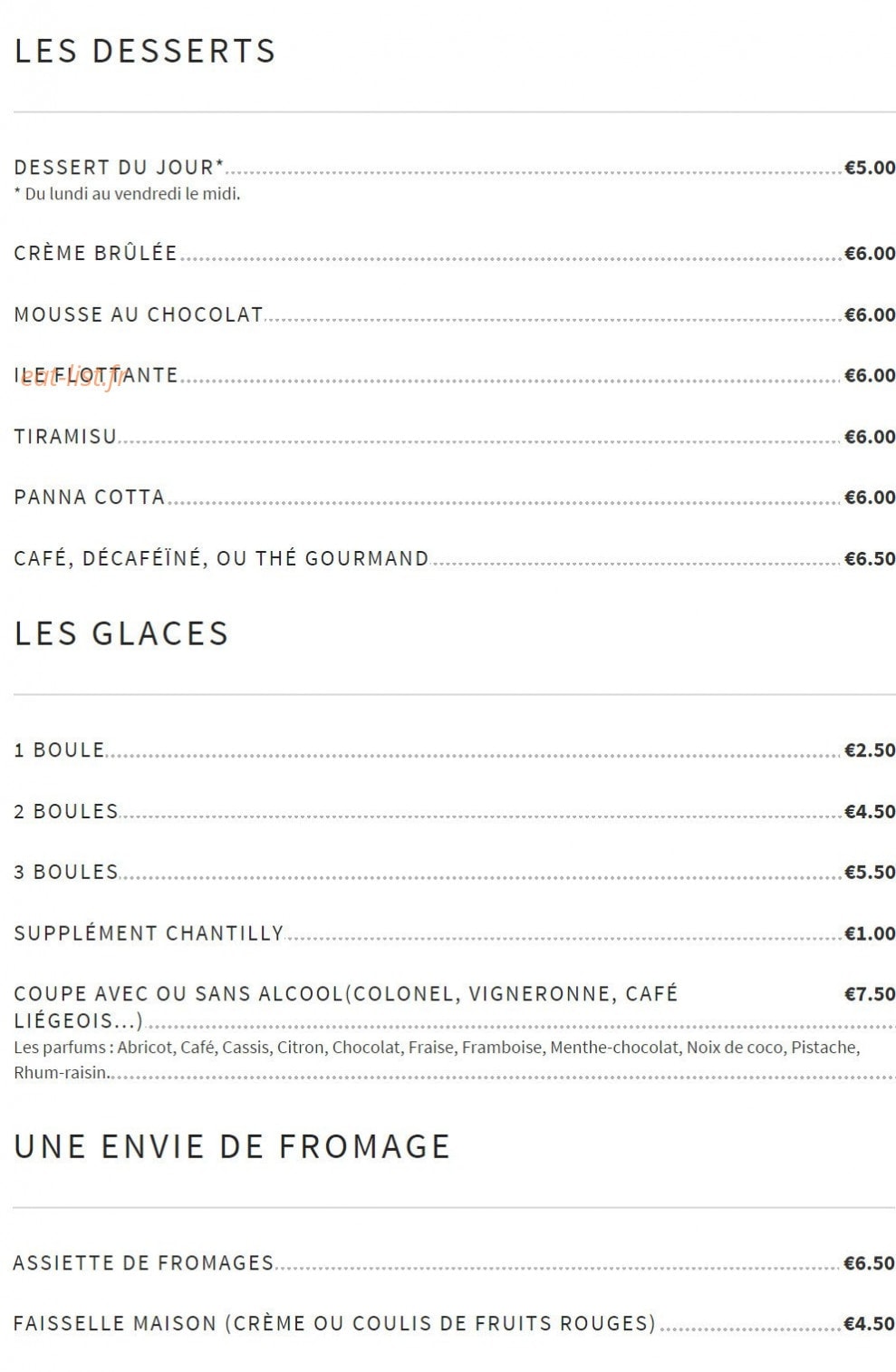 Pizzeria Dompi — carte page 6
