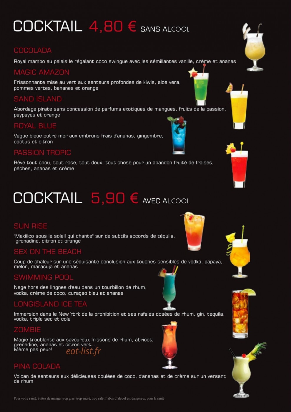 Léo Sushi — carte page 1