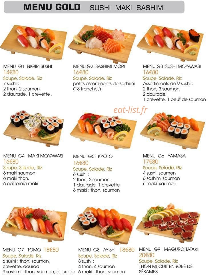 Léo Sushi — carte page 8