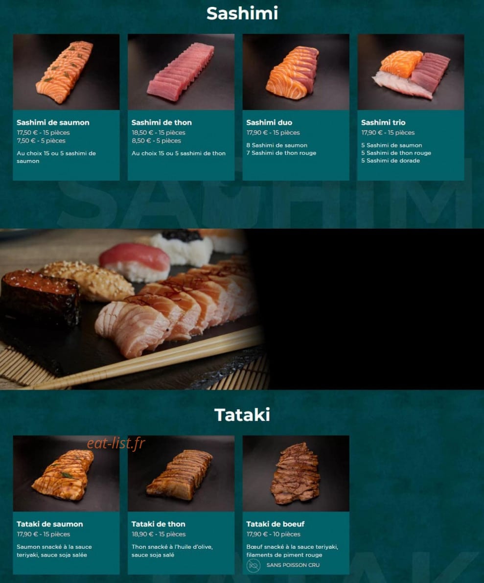 toasushi — carte page 13