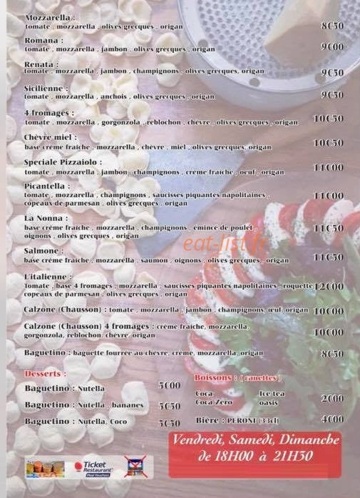 L' Italien — carte page 1