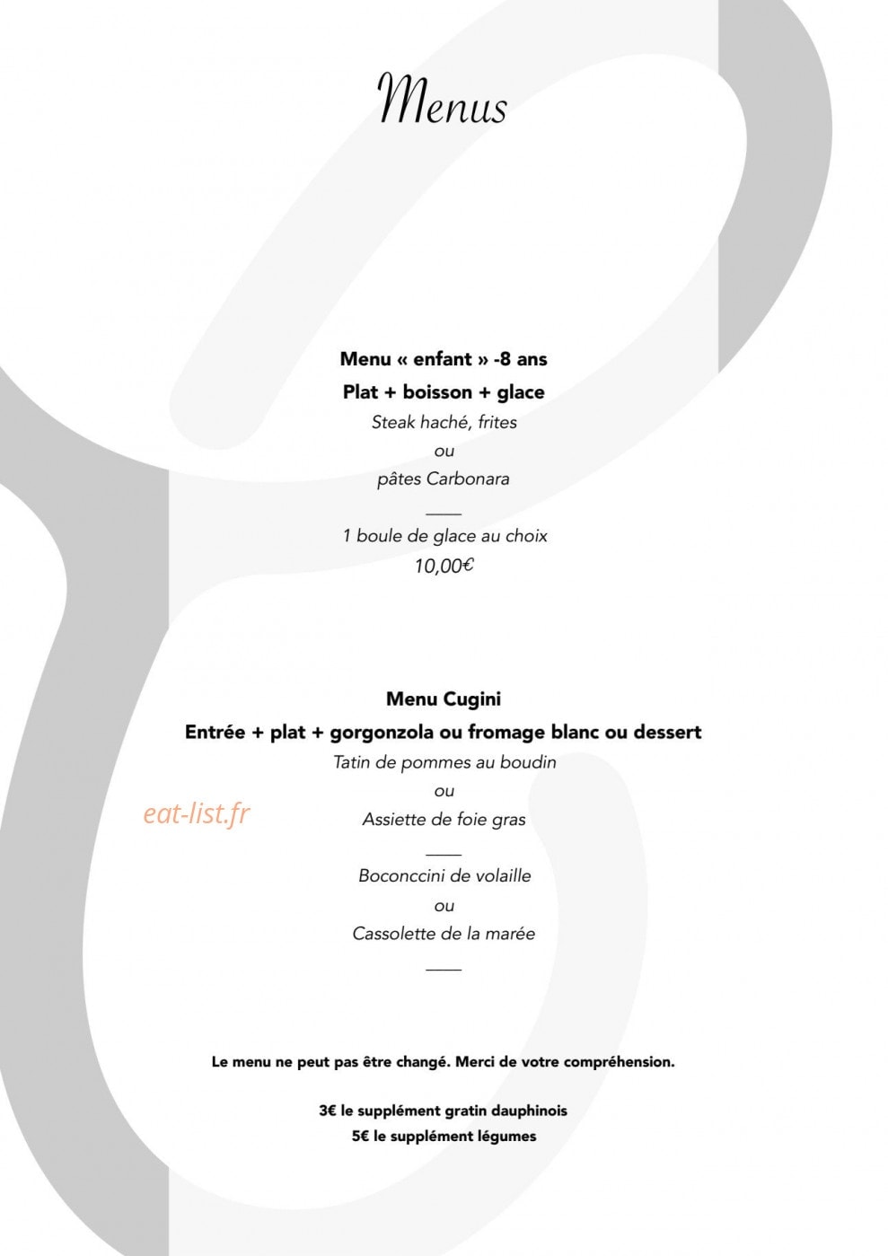 Cugini FrancoItalien — carte page 2