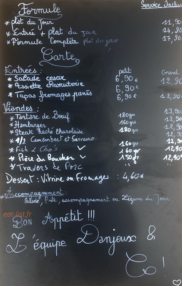 Danjoux & co — carte page 1