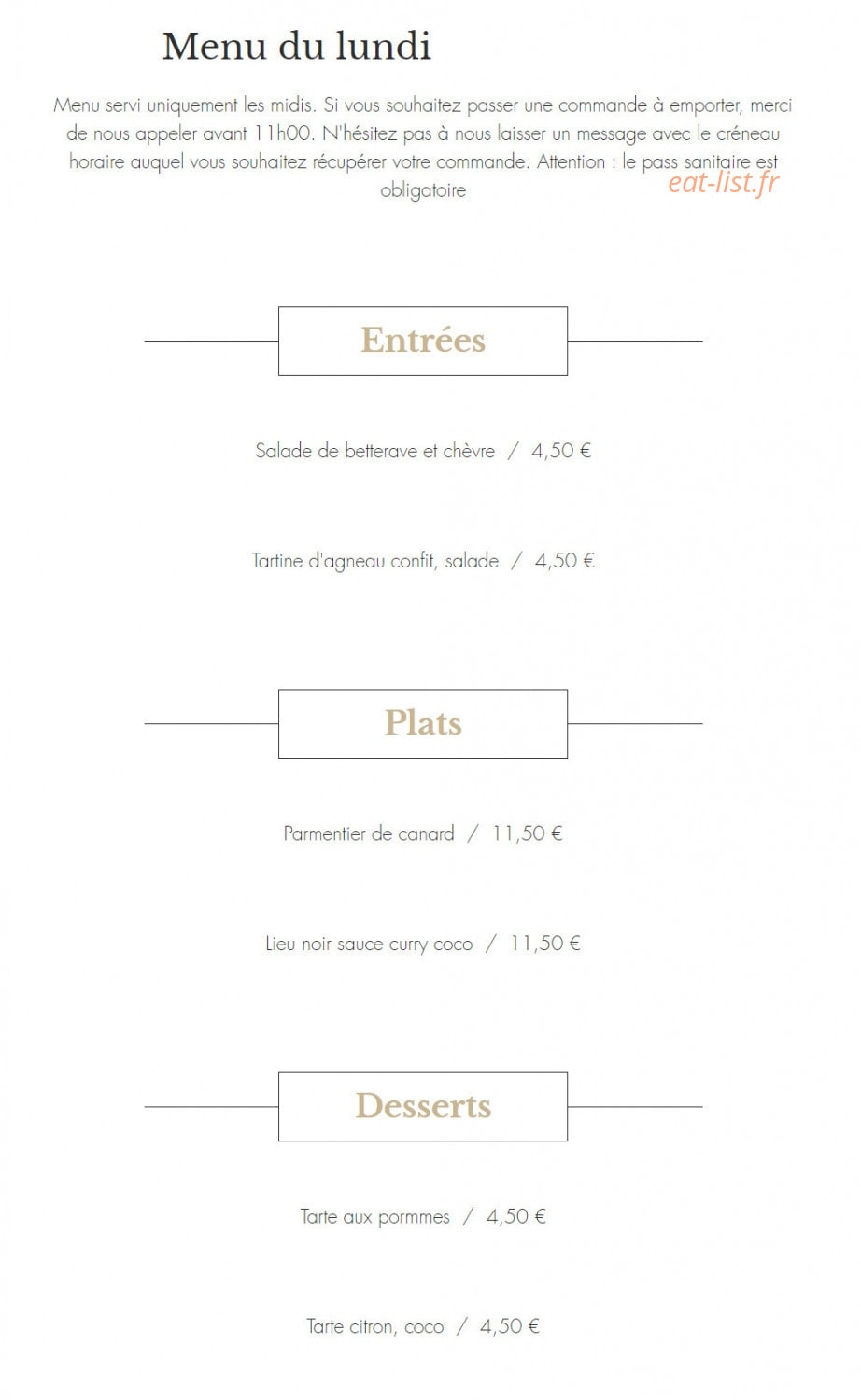 Le Temps Des Saisons — carte page 1