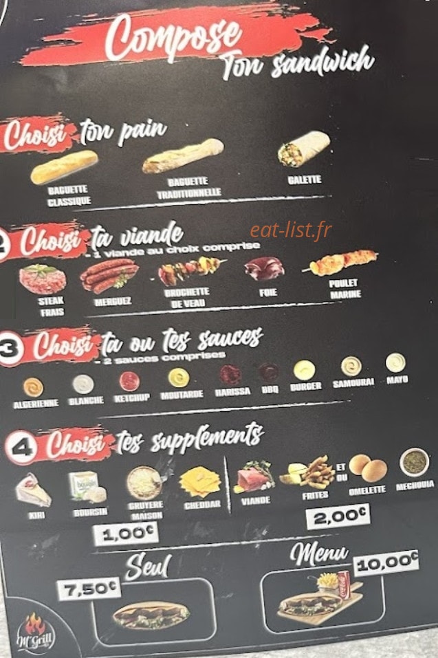 M'grill — carte page 2