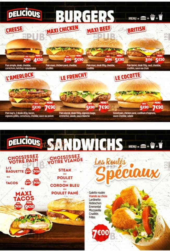 Delicious — carte page 3