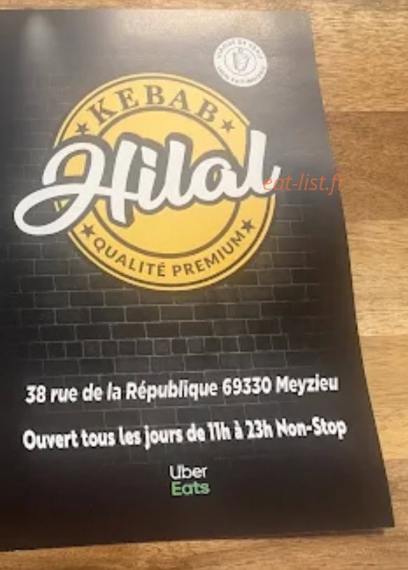 Carte et menu