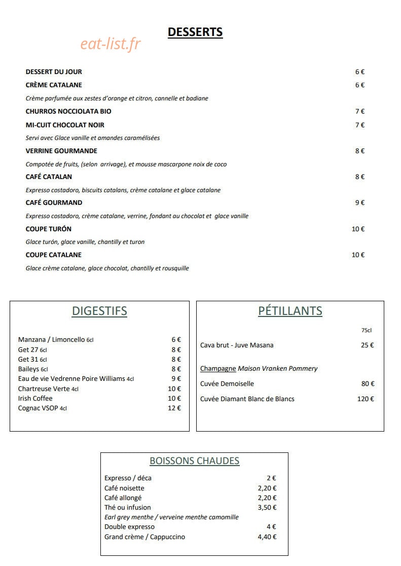 La Boqueria — carte page 3