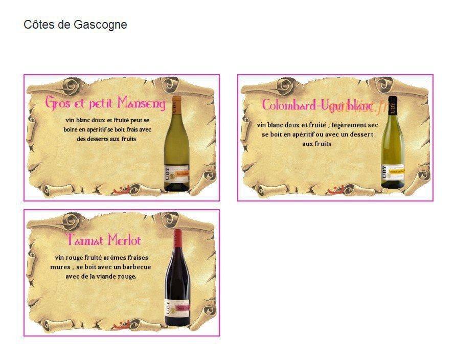 Le Cellier de Rodolphe — carte page 5