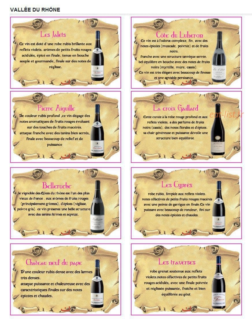 Le Cellier de Rodolphe — carte page 10