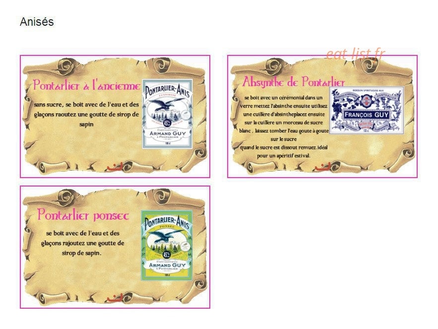 Le Cellier de Rodolphe — carte page 14
