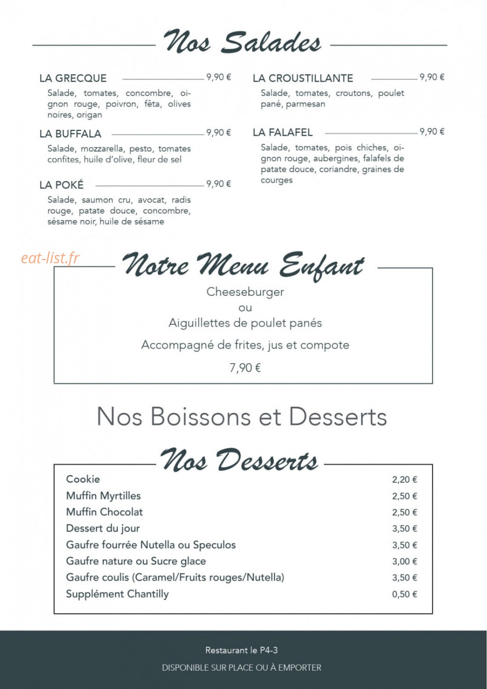 Le P4-3 — carte page 4