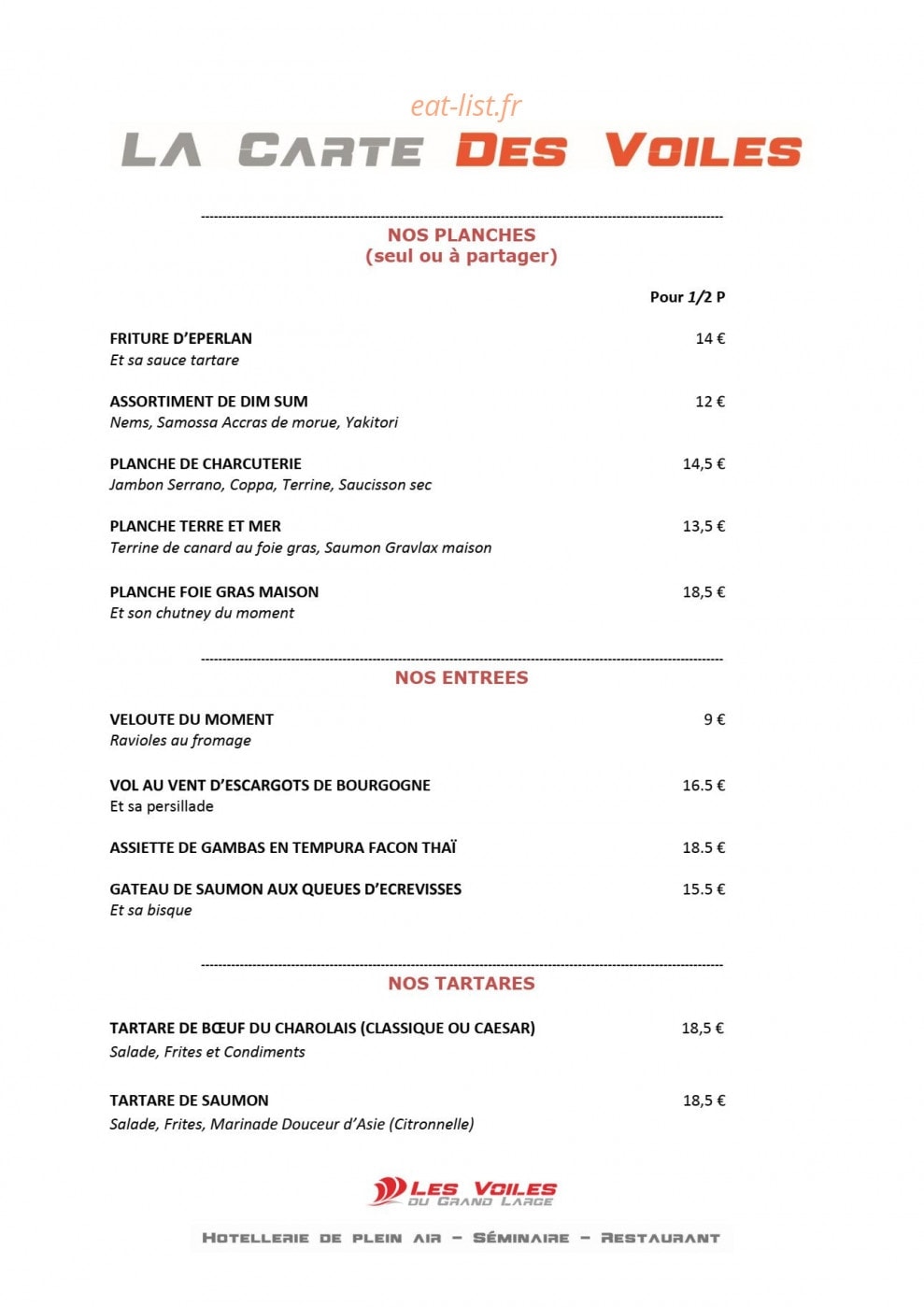 Les Voiles Du Grand Large — carte page 5
