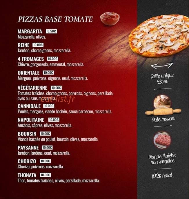 Pizza’li — carte page 2