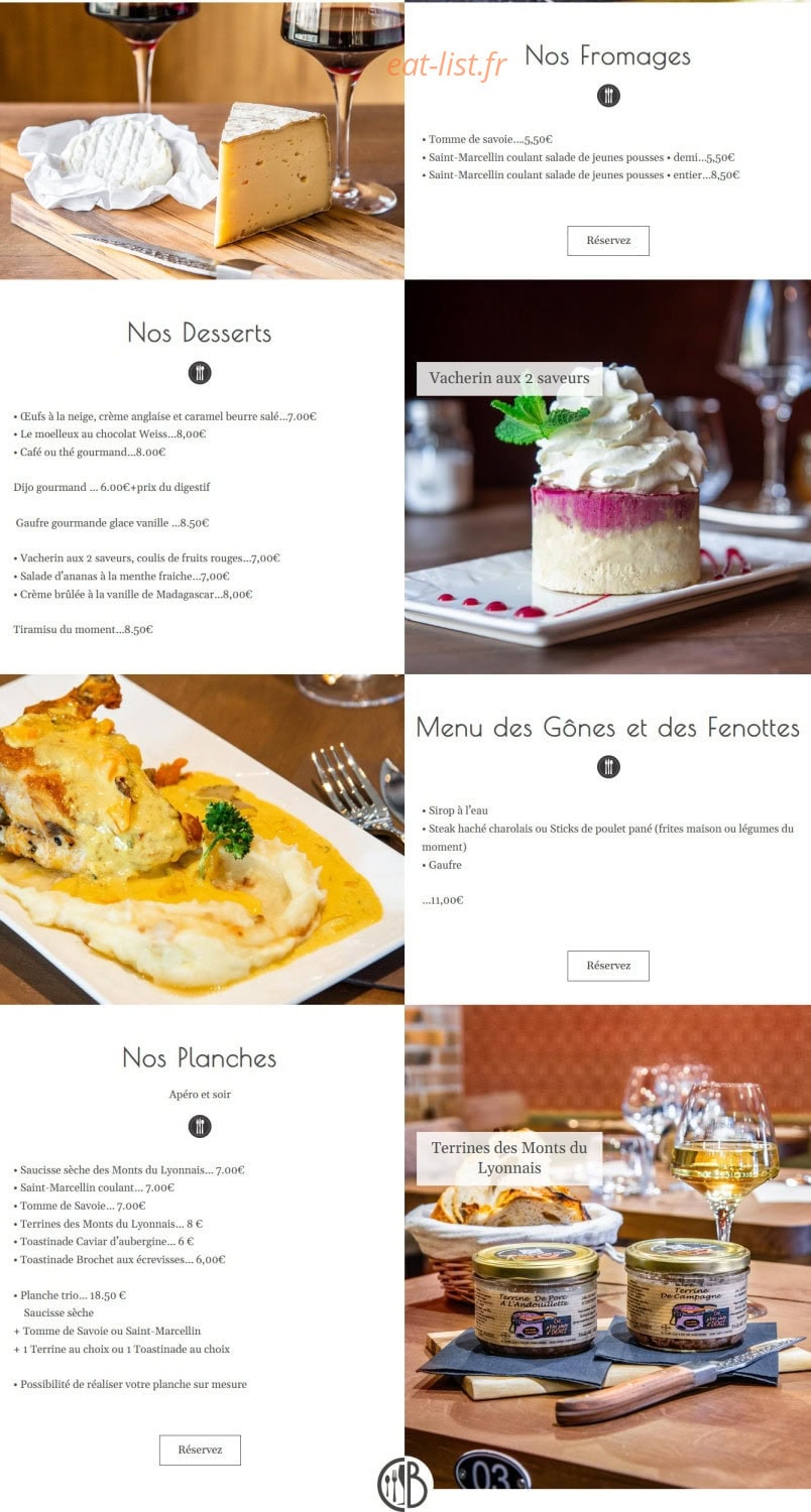 Comptoir de la Bascule — carte page 2
