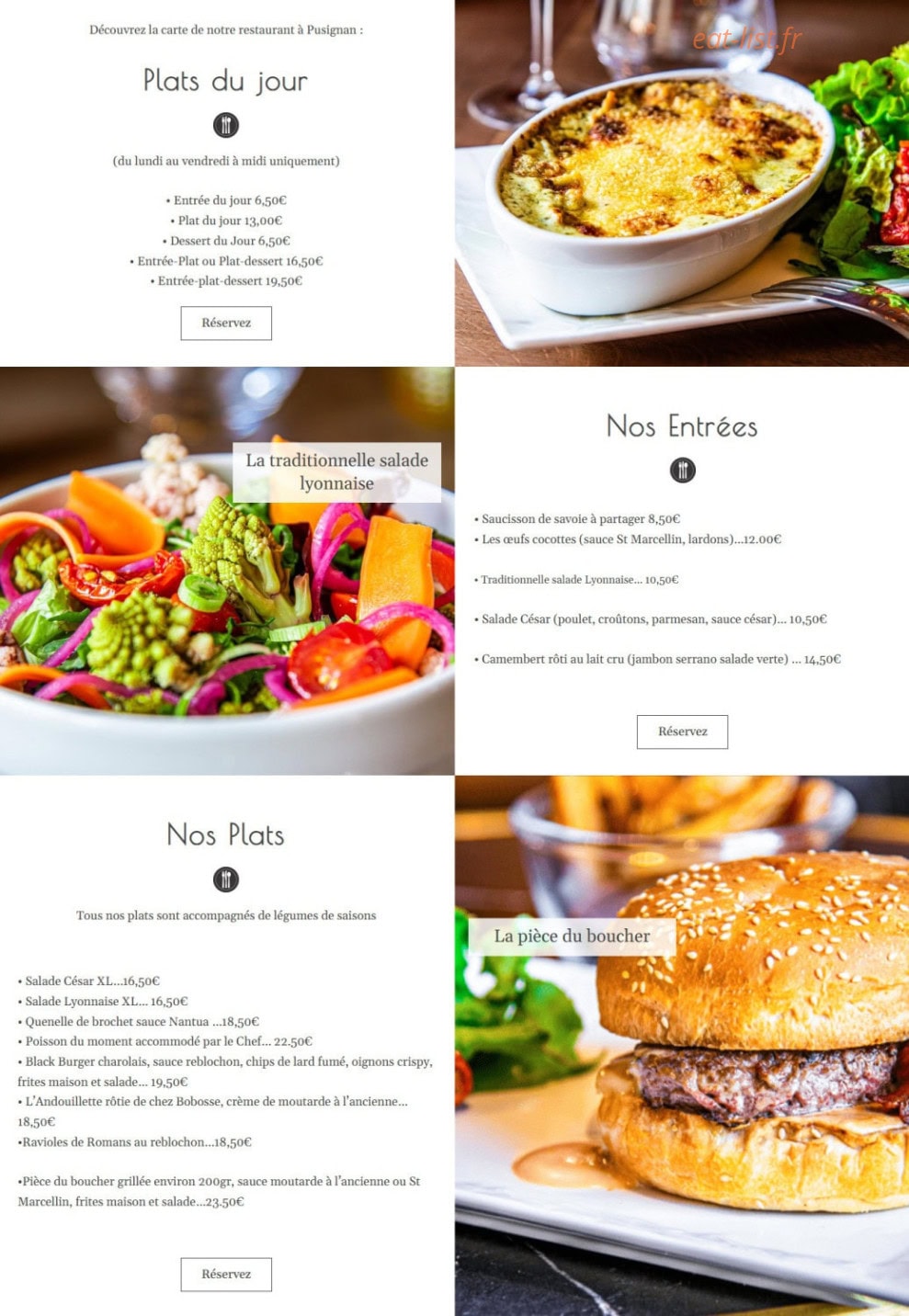 Comptoir de la Bascule — carte page 1