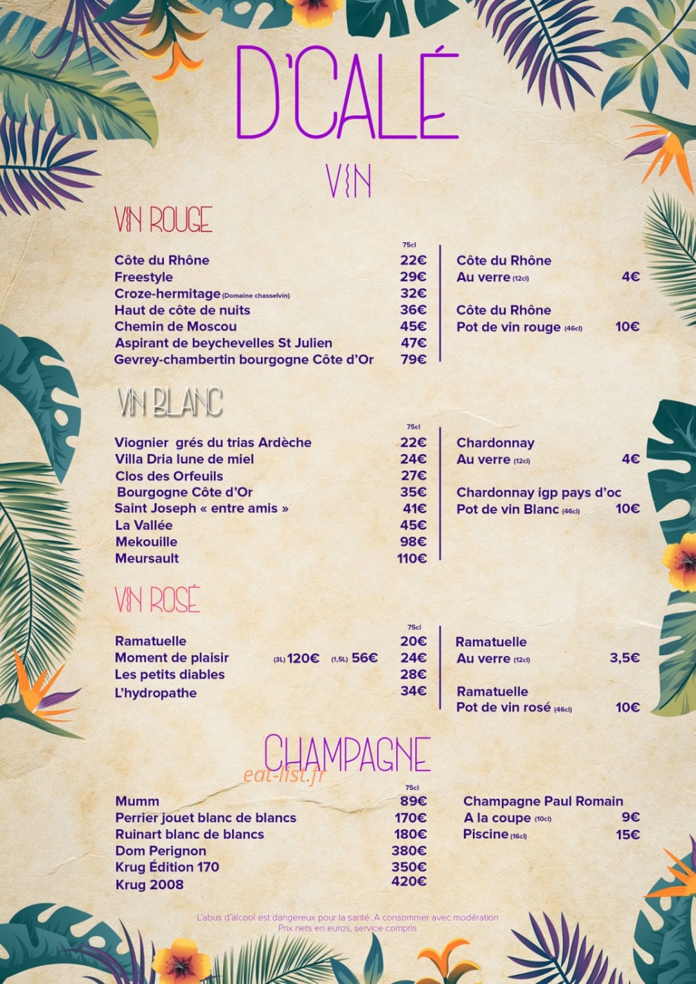 D'calé — carte page 7