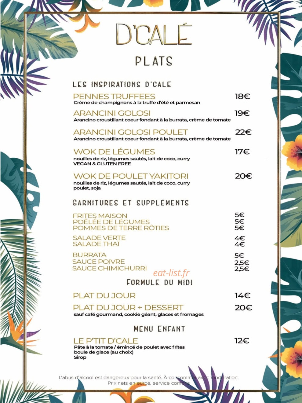 D'calé — carte page 6