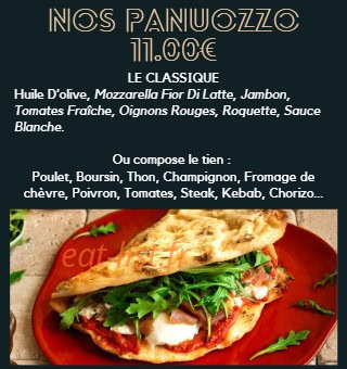 Allora Pizza — carte page 3
