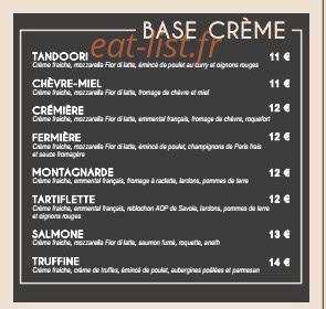 Allora Pizza — carte page 2