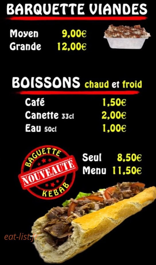 My Kebab & Pizza — carte page 7
