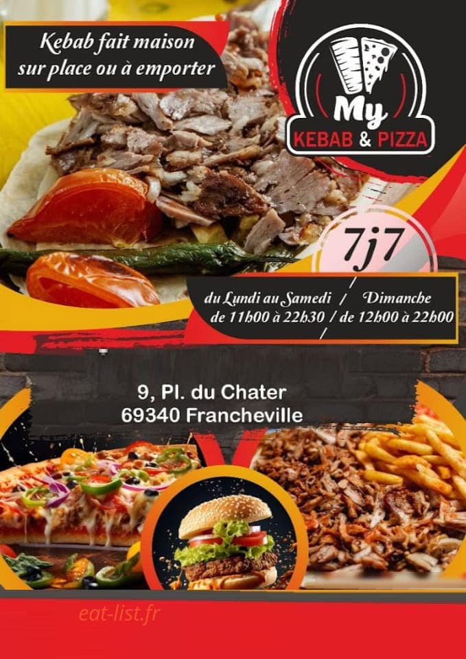 My Kebab & Pizza — carte page 1