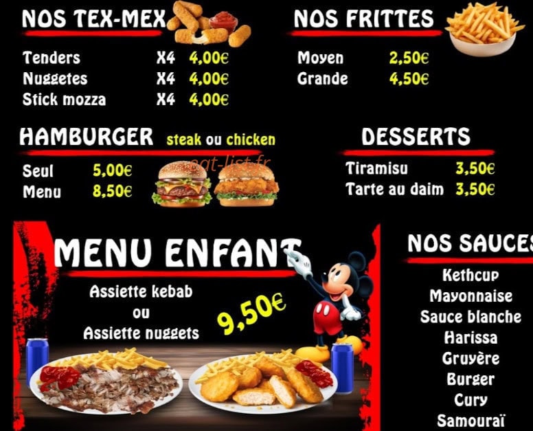 My Kebab & Pizza — carte page 6