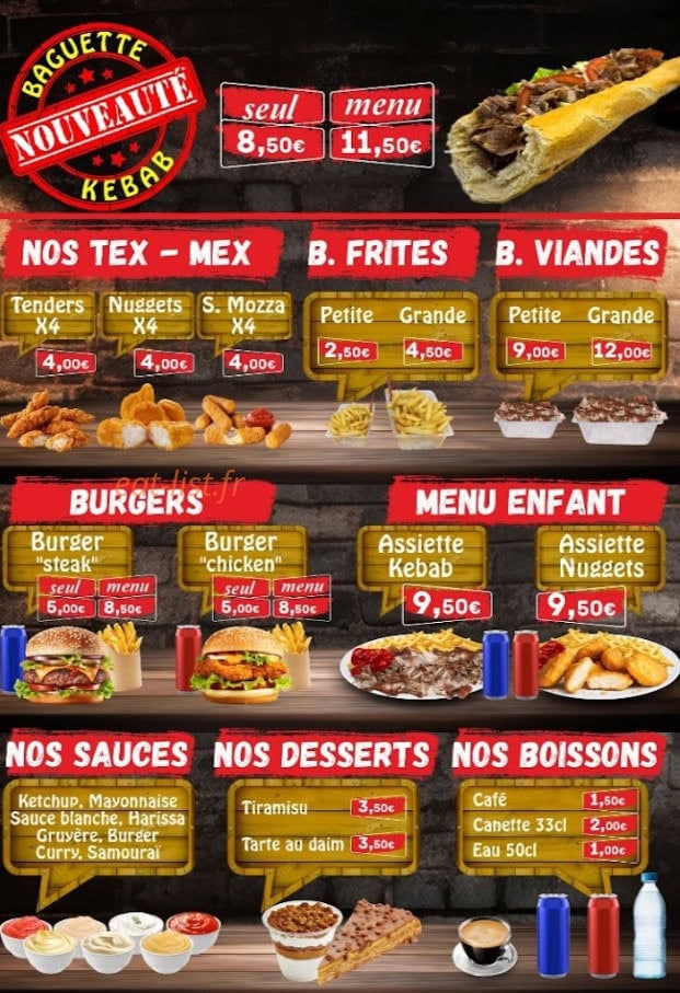 My Kebab & Pizza — carte page 5