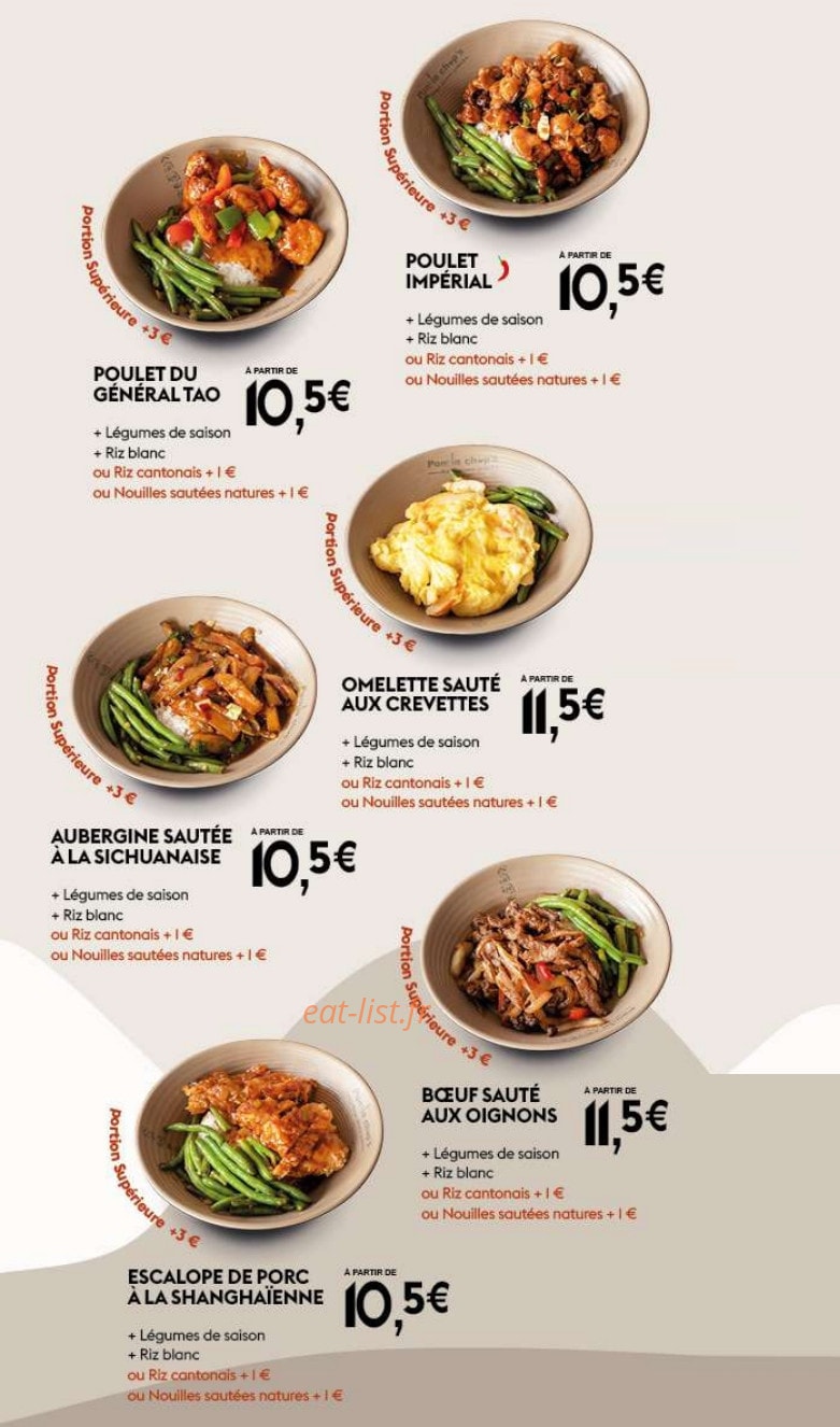 Panda Chop's — carte page 2